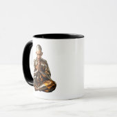 Mug moine tibétain méditant (Devant gauche)