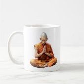 Mug Moine Zen Méditation (Gauche)