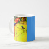 Mug moineau et perroquet (Devant gauche)