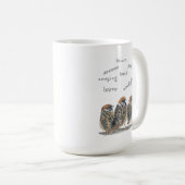 Mug Moineau oiseau drôle encourageant et solidaire (Devant droit)