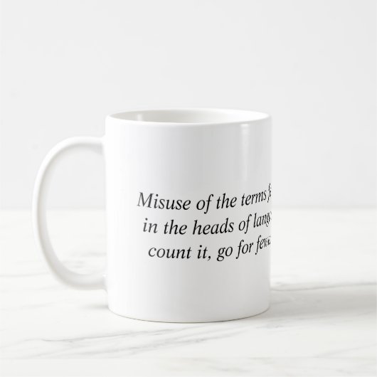 Mug moins contre moins (Gauche)
