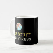 Mug Moins De Choses Moins De Stress Le Minimalisme Dés (Devant gauche)