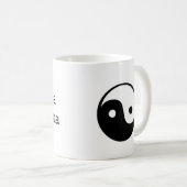 Mug Moins de drame Plus de Dharma (Devant droit)