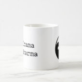 Mug Moins de drame Plus de Dharma (Centre)