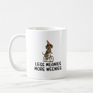 Mug Moins de méchants plus de saucisses drôle de chien