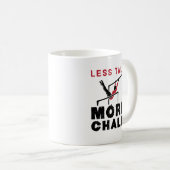 Mug Moins de parler Plus de Chalk Gymnastique (Devant droit)