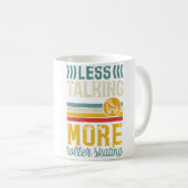 Mug Moins de Parler Plus de Patin à Roulettes Mignon (Devant droit)