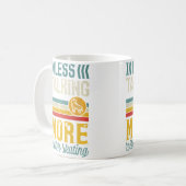 Mug Moins de Parler Plus de Patin à Roulettes Mignon (Devant gauche)