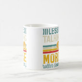 Mug Moins de Parler Plus de Patin à Roulettes Mignon (Centre)