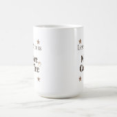 Mug Moins de Stress Plus de Café | Design pour Amoureu (Centre)