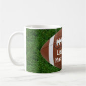 Mug Moins De Travail, Plus De Conception De Football C (Gauche)