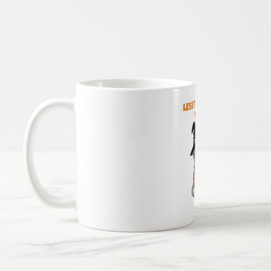 Mug Moins De Trucs Plus De Traitements Cadeaux Hallowe (Gauche)