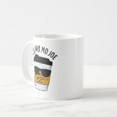 Mug Moins Discuter Mo Joe Funny Pun de café (Devant gauche)