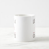 Mug Moins parler plus de café (Centre)