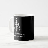 Mug Moins signifie plus cette Musique de Noël (Devant gauche)