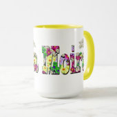Mug Moira, Filles Nom Avec Maisies, (Devant droit)