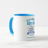 Mug Mois 80e anniversaire Cadeaux Mondes les plus gran (Devant gauche)