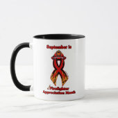 Mug Mois d'appréciation des pompiers (Gauche)
