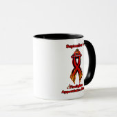 Mug Mois d'appréciation des pompiers (Devant droit)
