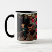 Mug Mois d'avril Jesse Wilcox Smith Garçon et fille (Gauche)