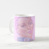 Mug Mois de conscience de cancer du sein, Rosie le (Devant gauche)