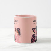 Mug Mois de l’histoire des femmes Global Women Pink Fl (Centre)
