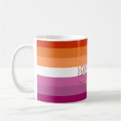 Mug Mois de la Fierté Lesbienne L'amour est Amour (Gauche)