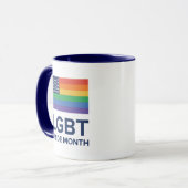 Mug Mois de la fierté LGBT| États-Unis (Devant gauche)