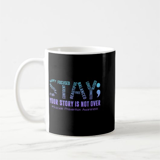 Mug Mois de la sensibilisation à la prévention Ruban s (Gauche)