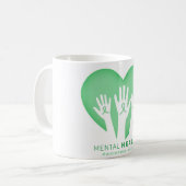 Mug Mois de la sensibilisation à la santé mentale (Devant gauche)