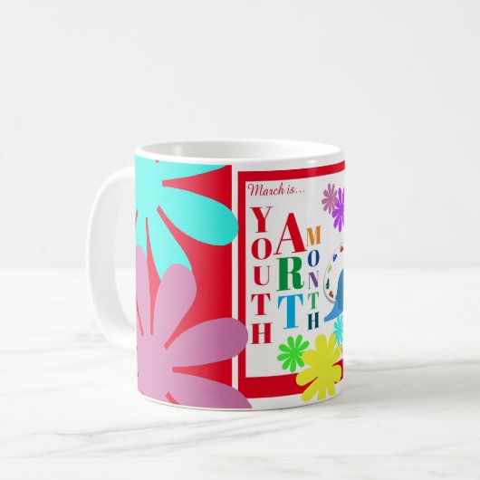 Mug Mois de l'art pour les jeunes (Devant gauche)