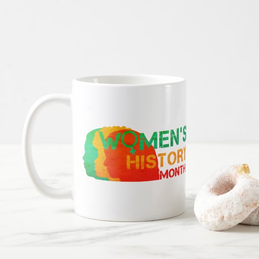 MUG MOIS DE L'HISTOIRE DES FEMMES (Avec donut)