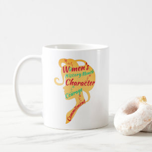 MUG MOIS DE L'HISTOIRE DES FEMMES CARACTÈRE COURAGE EN