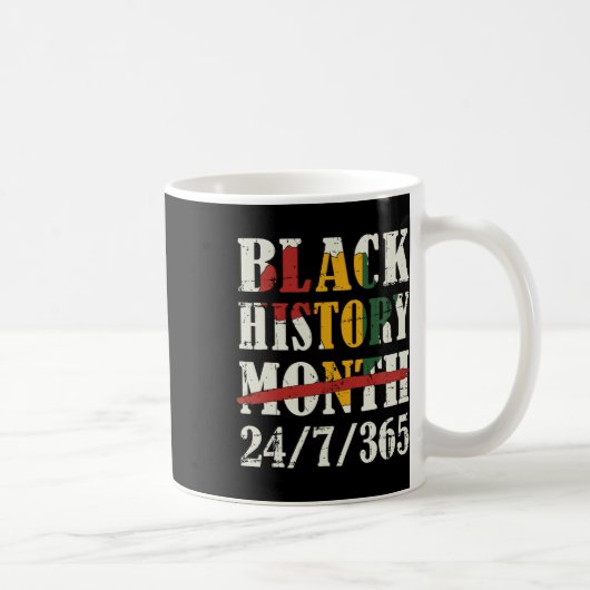 Mug Mois De L'Histoire Des Noirs 247365 Avec Drapeau C (Droite)