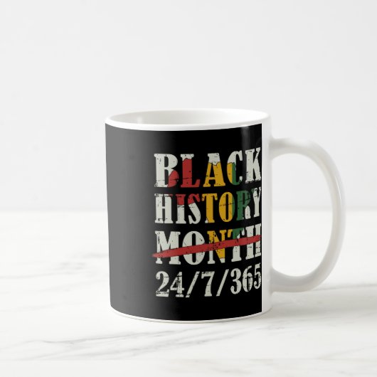 Mug Mois De L'Histoire Des Noirs 247365 Avec Drapeau C (Droite)