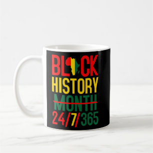 Mug Mois de l'histoire des Noirs 24 7 365 Afro African