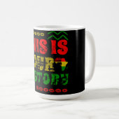 Mug Mois de l'histoire des Noirs, Afro-Américains (Devant droit)