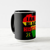 Mug Mois de l'histoire des Noirs, Afro-Américains (Devant gauche)