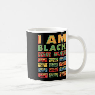 Mug Mois de l'histoire des Noirs Culture noire Je suis