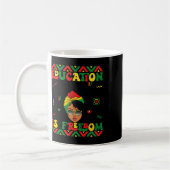 Mug Mois de l'histoire des Noirs Éducation est la libe (Gauche)