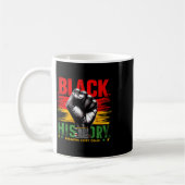 Mug Mois de l'histoire des Noirs Femmes Hommes briser  (Gauche)