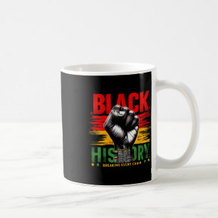 Mug Mois de l'histoire des Noirs Femmes Hommes briser 