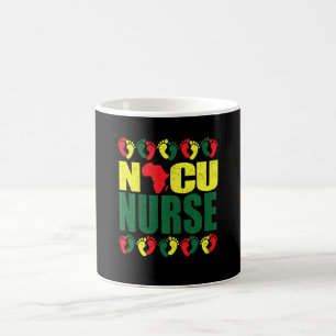 Mug Mois de l'histoire des Noirs Infirmière Nicu Afro-