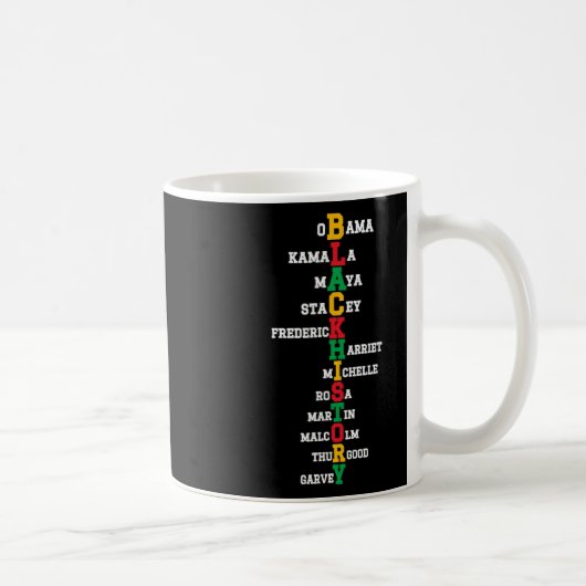 Mug Mois de l'histoire des Noirs Leaders Mois de l'his (Droite)