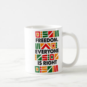 Mug Mois de l'histoire des Noirs Liberté Tout le monde