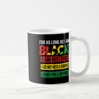 Mug Mois de l'histoire des Noirs Tant que je suis Noir