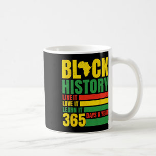 Mug Mois de l'histoire des Noirs, vivez-le, apprenez-l