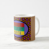 Mug Mois de l'histoire noire Élégant (Devant droit)