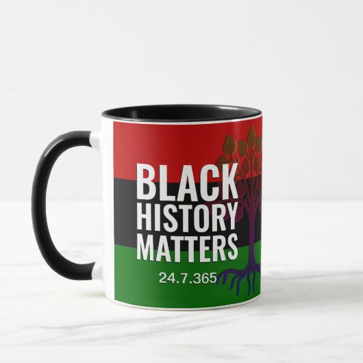 Mug Mois de l'histoire noire MONOGRAM Marcus Garvey Ci (Gauche)