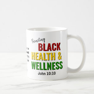 Mug Mois de l'histoire noire Monogramme santé et bien-